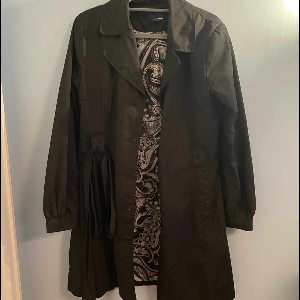 Black trench coat